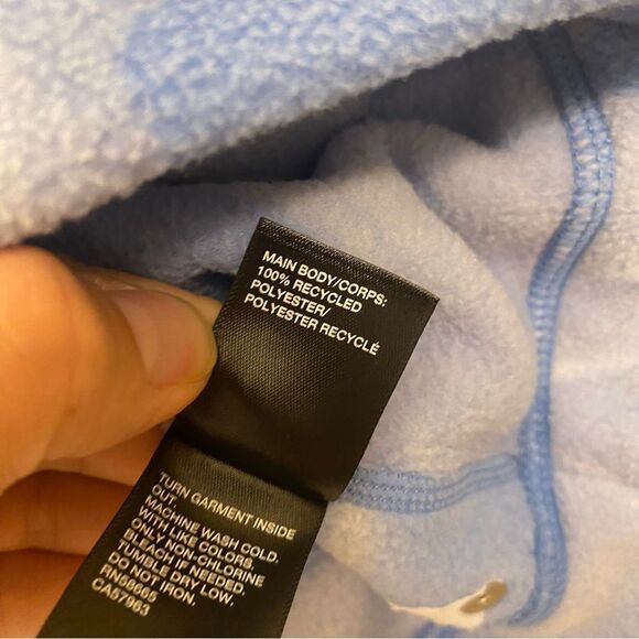 Zella Athletic Performance chunky cozy fleece hoodie blue print XL 14-16 NWT - Picture 12 of 12